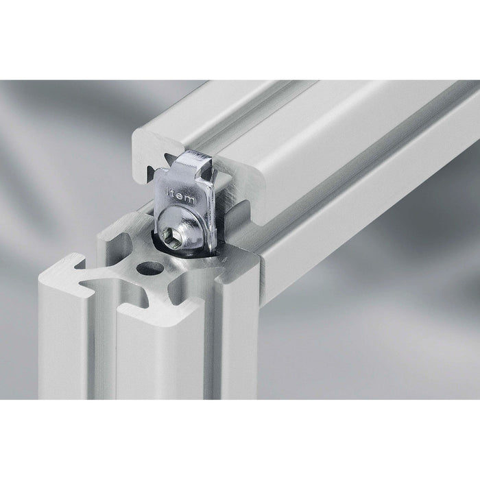 Item - Verbinder für Stiel/Profilschiene Standard-Verbindungssatz 0.0.026.07 8 verzinkt  − 1 Stück
