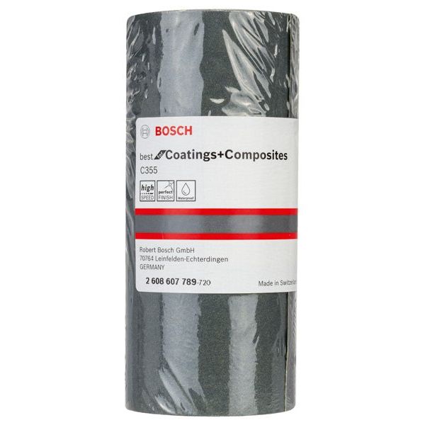 Bosch - Schleifpapier/Schleifvlies PRO C355 Schleifrolle, 2608607789 115 mm, 5 m, G400