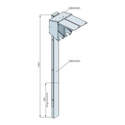 Walther Werke - Baustromverteiler Satellitensäule 82710200 2 CEE-Abgängen 16A