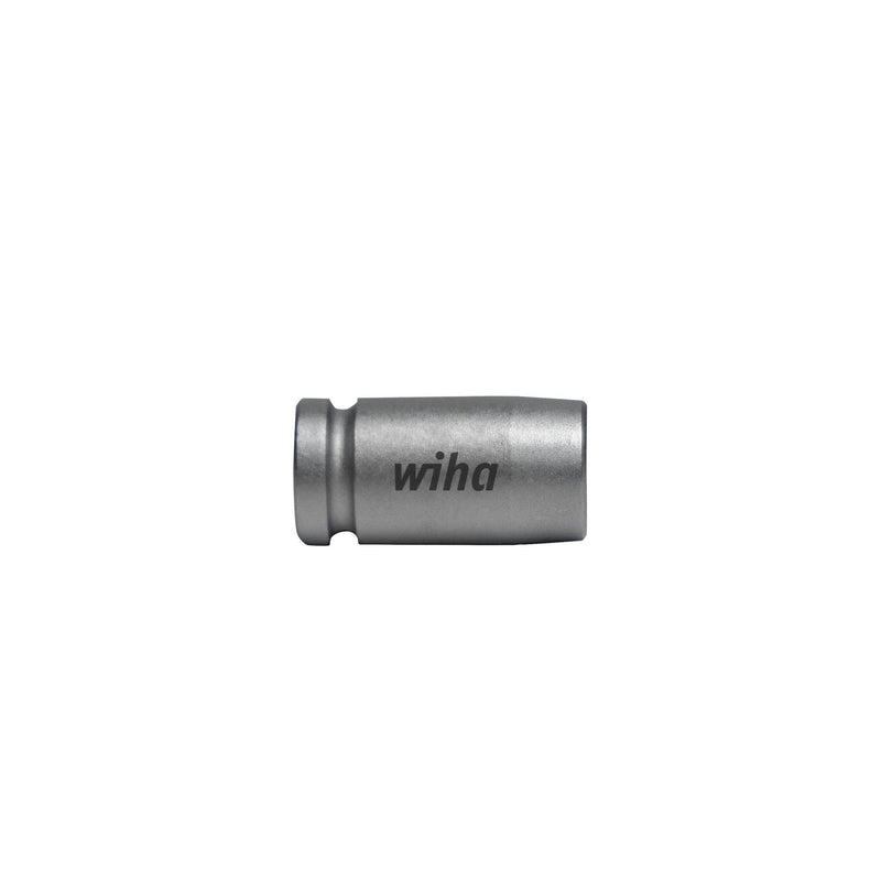 Wiha - Adapter für Steckschlüssel-Einsätze Verbindungsteil 7201 1/4"-1/4" mit Sprengring − 2 Stück