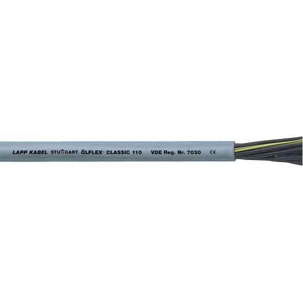 Lapp Kabel&Leitung - Energiekabel < 1 kV, für ortsveränderlichen Einsatz ÖLFLEX CLASSIC 110 7G0,75 1119107/100 − 100 Meter