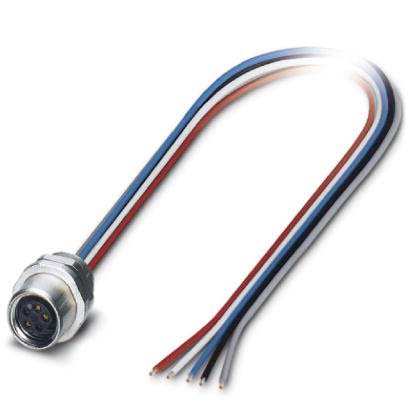 Phoenix Contact - Rundsteckverbinder, feldkonfektionierbar (Industriesteckverbinder) Einbausteckverbinder SACC-E-M8FS-#1424233