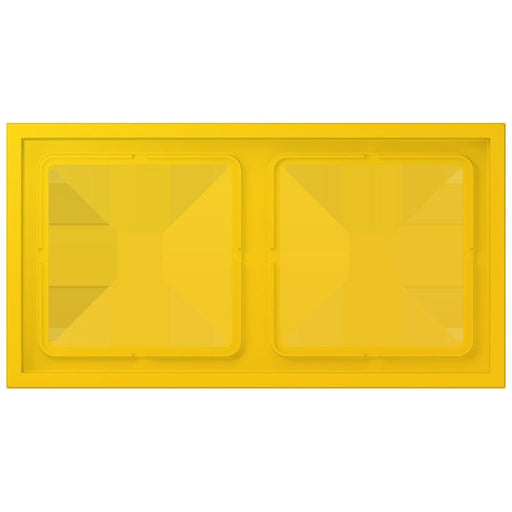 Jung - Abdeckrahmen Rahmen 2-fach LCZ 982 BF 263 le jaune vif