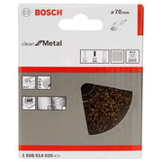 Bosch - Rotierende Drahtbürste PRO Metal clean 1608614020 Topfbürste 70 x 0,30