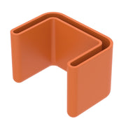 OBO Bettermann - Schutzkappe/Abdeckung für Stiel/Profilschiene Schutzkappe US 6 KS OR f.US6 Stiel,orange − 20 Stück