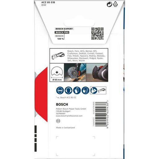 Bosch - Blatt für Oszillierer PRO ACZ 85 EIB Blatt für 2608669086 Multifunktionswerkze