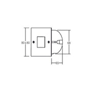 Brumberg Leuchten - Orientierungsleuchte LED-Wandeinbauleuchte 10011223 LED 1W, IP54, warmw