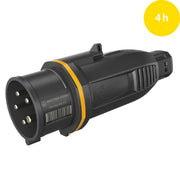 Walther Werke - CEE-Stecker (IEC 60309) CEE NEO Stecker FW210504CC 16A 5P 4h IP54 − 5 Stück