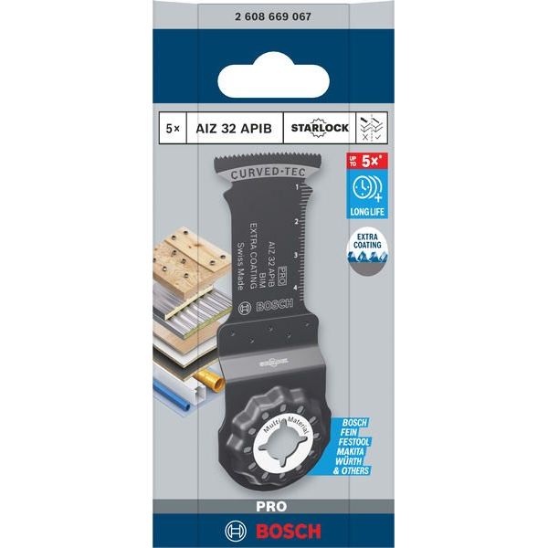 Bosch - Blatt für Oszillierer PRO AIZ 32 APIB Blatt für 2608669067VE(5) Multifunktionswerkze