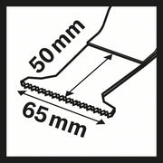 Bosch - Blatt für Oszillierer Tauchsägebl Starlock 2609256D56 PAII 65 APB,65x50mm