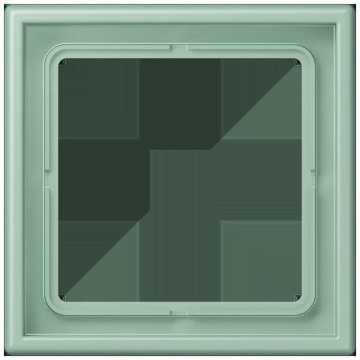 Jung - Abdeckrahmen Rahmen 1-fach LC 981 217 vert anglais clair