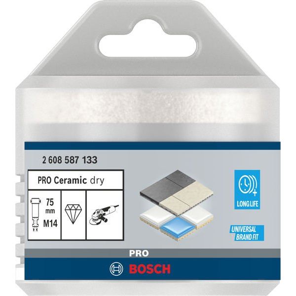 Bosch - Bohrer PRO Ceramic dry 2608587133 Trockenbohrkrone 75
