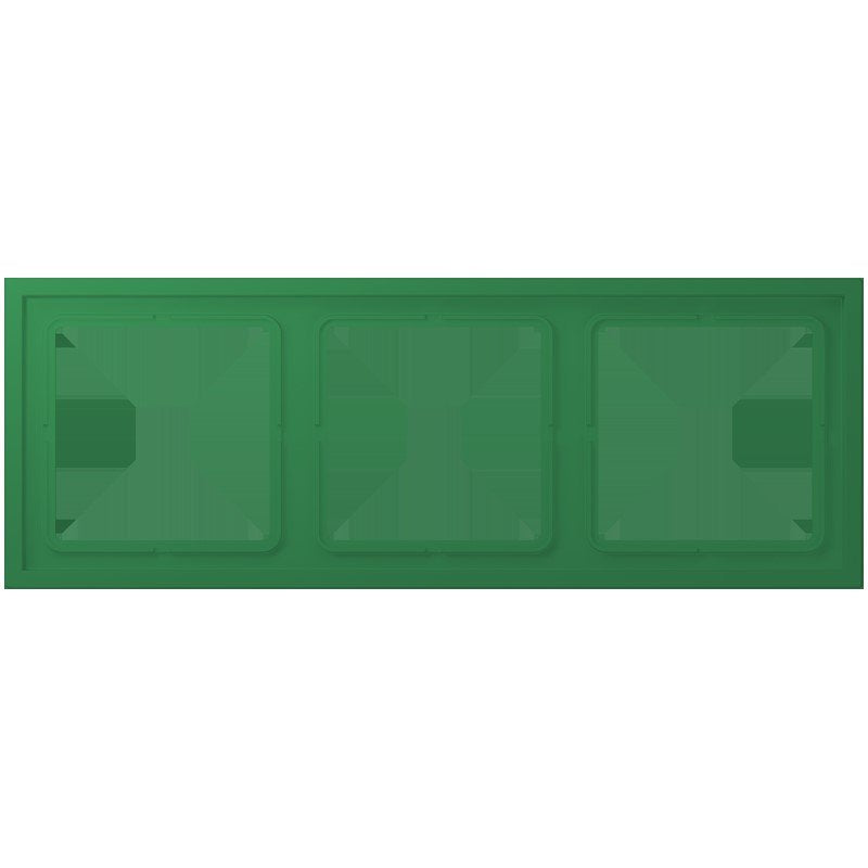 Jung - Abdeckrahmen Rahmen 3-fach LCZ 983 BF 219 vert fonce