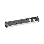 Bachmann - Mehrfachsteckdose Steckdosenleiste CONI 9.120.221 4xUK 90° 2xCM Strom