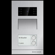 Busch-Jaeger - Türstation für Türkommunikation Außenstation Video Mini UP H81366P2-A-03 2-fach