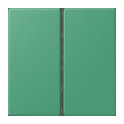 Jung - Abdeckung/Bedienelement für Installationsschalterprogramme Tastensatz 2fach LC 402 TSA 250 vert 59