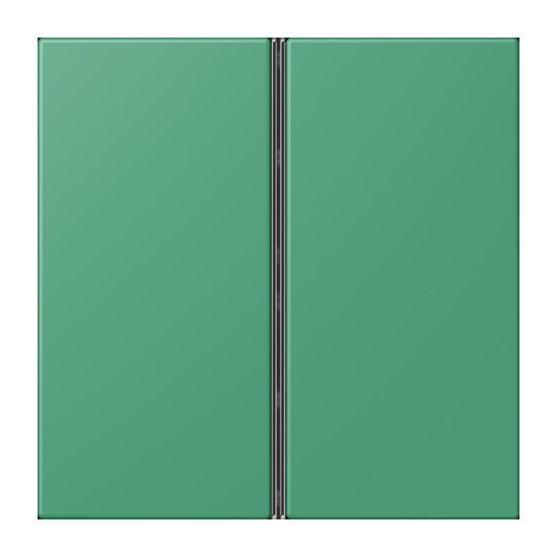 Jung - Abdeckung/Bedienelement für Installationsschalterprogramme Tastensatz 2fach LC 402 TSA 250 vert 59