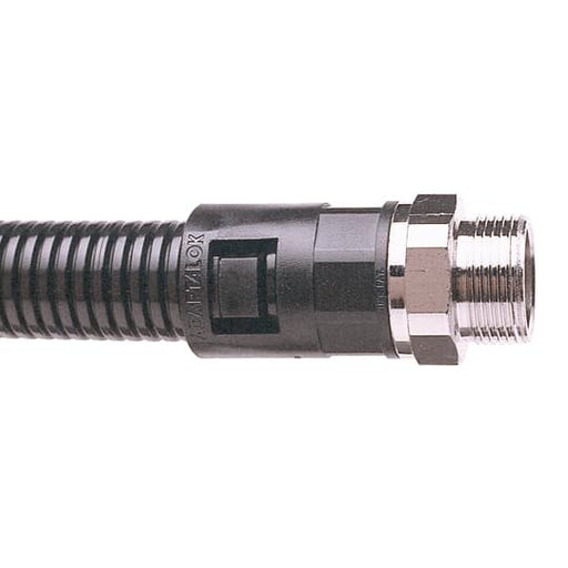 ABB Stotz S&J T&B - Kunststoff-Wellschlauch-Verschraubung Schlauchverschraubung AL21/M20/SA/BL gerade 21mm M20 − 10 Stück