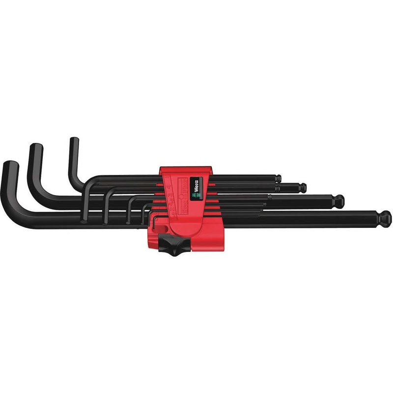 Wera - Werkzeugset Winkelschlüsselsatz 073596 9-tlg,Hex-Plus
