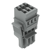 WAGO - Ein- und mehrpolige Klemmenleiste 1-Leiter-Federleiste 769-103/021-000 CAGE CLAMP,4mm²,grau − 25 Stück