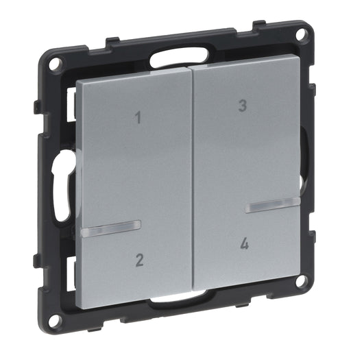 Legrand - Funksender Szenentaster 4-fach Legrand 765735 Aluminium