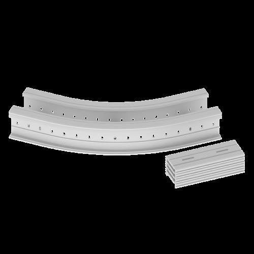 Unex - Bogen für Kabelleiter Flachbogen 45 Grad 67237-04 135x200 R600 U23X − 1 Stück by Unex
