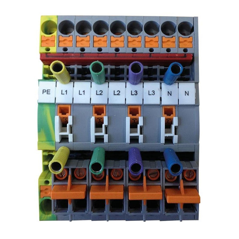 Janitza Electronic - Trenn- und Messtrenn-Reihenklemme Stromwandlerklemmleiste 1507001 f. DIN-Schiene