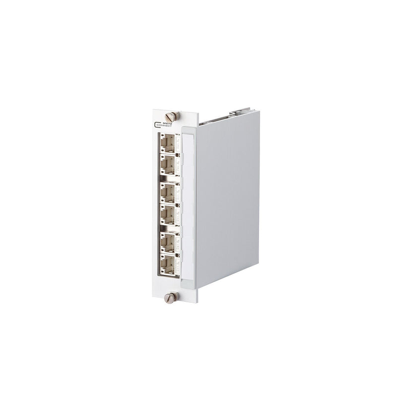 Metz Connect - Patchpanel Kupfer Patchmodul C6Amodul 6Port 130B11E2-E 180 für 3HE-Träger
