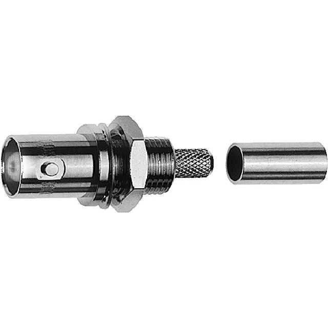 Telegärtner - Koax-Steckverbinder BNC-Kabeleinbaubuchse 100023379 50Ohm cr/cr