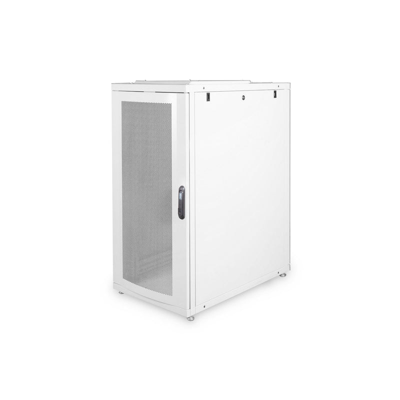 DIGITUS - Netzwerk-/Serverschrank Servers. 26HE 126x60x100cm DN-19 SRV-26U-1 RAL 7035 perf.Tür