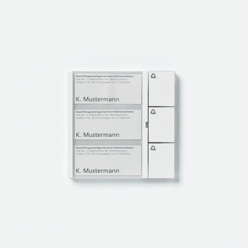 Siedle&amp;Söhne - Funktionsmodul für Türkommunikation Tasten-Modul TM 611-03 W weiss − 1 Stück by Siedle&amp;Söhne
