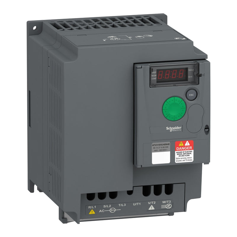 Schneider Electric - Frequenzumrichter =< 1 kV Frequenzumrichter ATV310HU40N4E 4kW 380-460VAC − 1 Stück