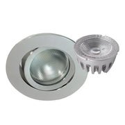 Megatron - Downlight/Strahler/Flutlicht LED-Einbaustrahler-Set MT75407 2800K 36Gr. si