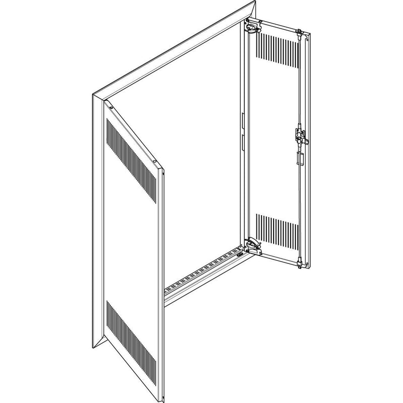 ABN - Tür/Bedientableau (Schaltschrank) Blendrahmen + Tür GBRU37TL für UP-VT,3x7-reihig