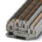 Phoenix Contact - Durchgangs-Reihenklemme Doppelstockklemme PTTB 4-PV BU − 50 Stück