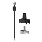 LTS Licht&Leuchten - Mechanisches Zubehör/Ersatzteile für Leuchten Pendelrohrabhängung ST-AP/19/S-9000-P3sw schwarz
