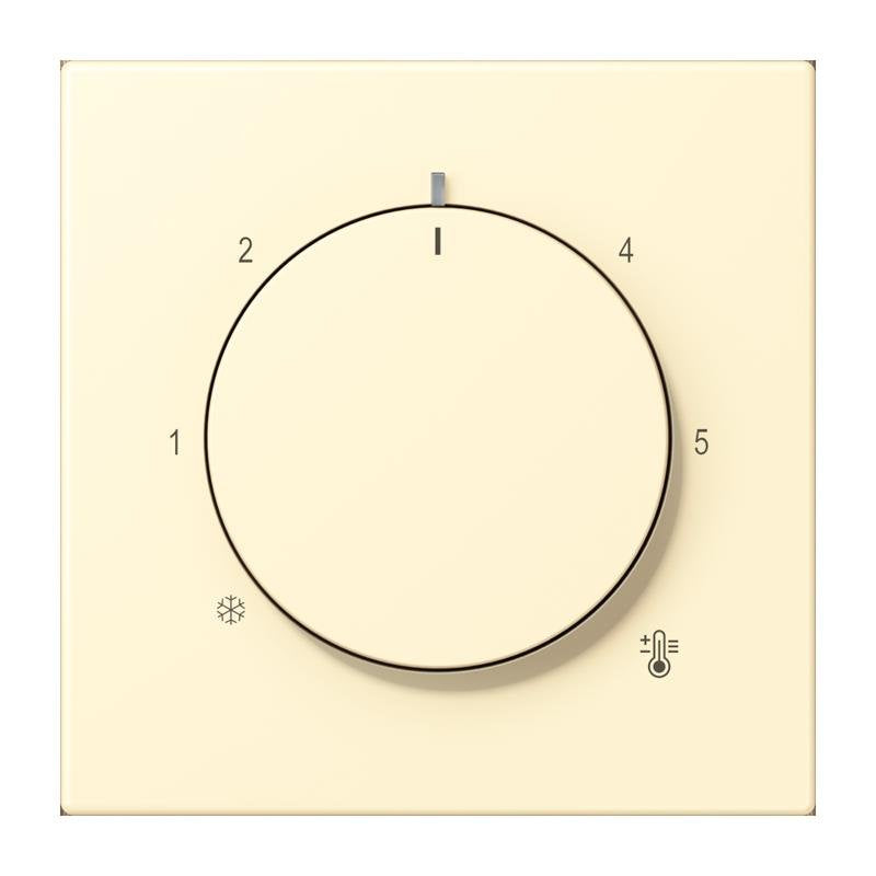 Jung - Abdeckung/Bedienelement für Installationsschalterprogramme Abdeckung für Thermostat LC 1749 BF 201 blanc (32001)