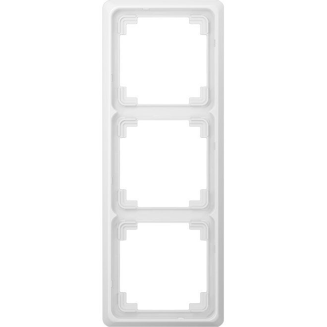 Jung - Abdeckrahmen Rahmen 3-fach aws CDP 583 WW waage/senkrecht