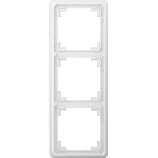 Jung - Abdeckrahmen Rahmen 3-fach aws CDP 583 WW waage/senkrecht