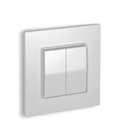 TCS Tür Control - Schalter-/Steckdosenkombination EnOcean Schalter RS07-04000000 mit Wandmontagerahm. − 1 Stück