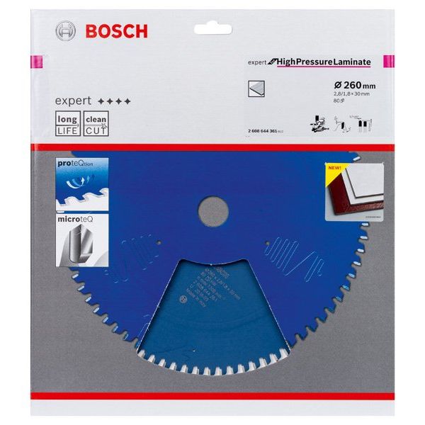 Bosch - Kreissägeblatt Expert for High Pressure 2608644361 Laminate