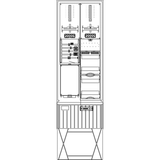 Elsta Mosdorfer - Zähler-Komplettschrank Zähleranschlusssäule ZS342T.S1.24A A340 S1 1Z TSG 3.HZ
