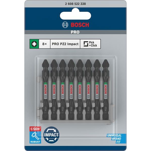 Bosch - Bit-Set PRO Impact Schrauberbit 2608522338 mit Doppelklingen