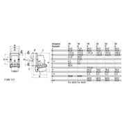 Bals Elektrotech - CEE-Gerätestecker (IEC 60309) Wandgerätestecker 24686