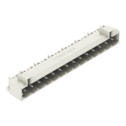 WAGO - Leiterplattensteckverbinder THT-Stiftleiste Lötstift 721-444/001-000 1,0x1,0,abgew.,lgr − 50 Stück