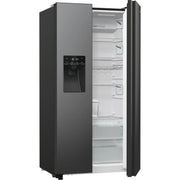 Hisense - Kühl-/Gefrierkombination Kühl/Gefrierkombi SbS RS5P535NTFE dark steel look