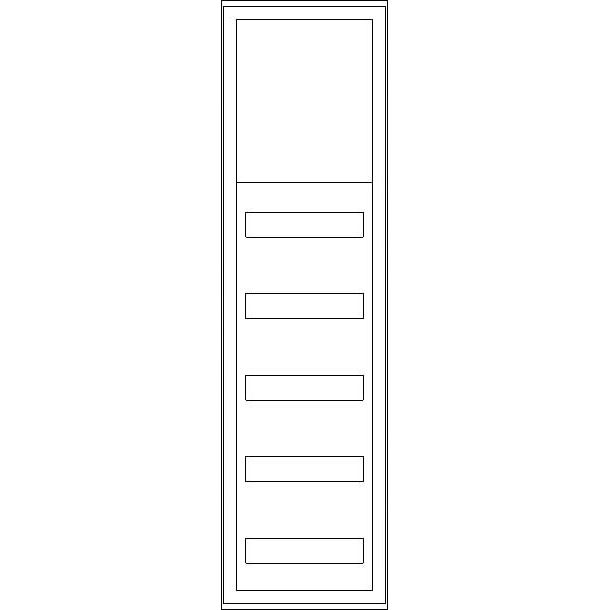ABN - Gehäuse/Schaltschrank (leer) Wandgehäuse SP17RK052 IP54 SK2 schutzisol