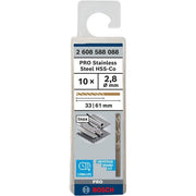 Bosch - Bohrer PRO Stainless Steel HSS-Co 2608588088 Spiralbohrer 2,8 x