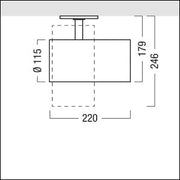 Zumtobel Group - Downlight/Strahler/Flutlicht LED-Strahler VIV2 L 280 #60716128 840, sw