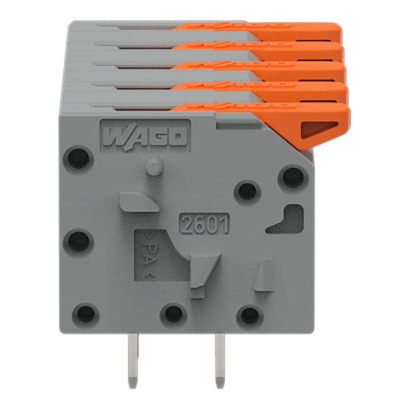 WAGO - Leiterplattenklemme 2601-1305 1,5mm²,gr − 50 Stück